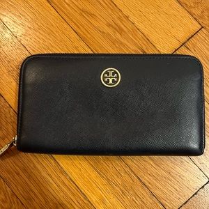 Tory Burch Navy Wallet